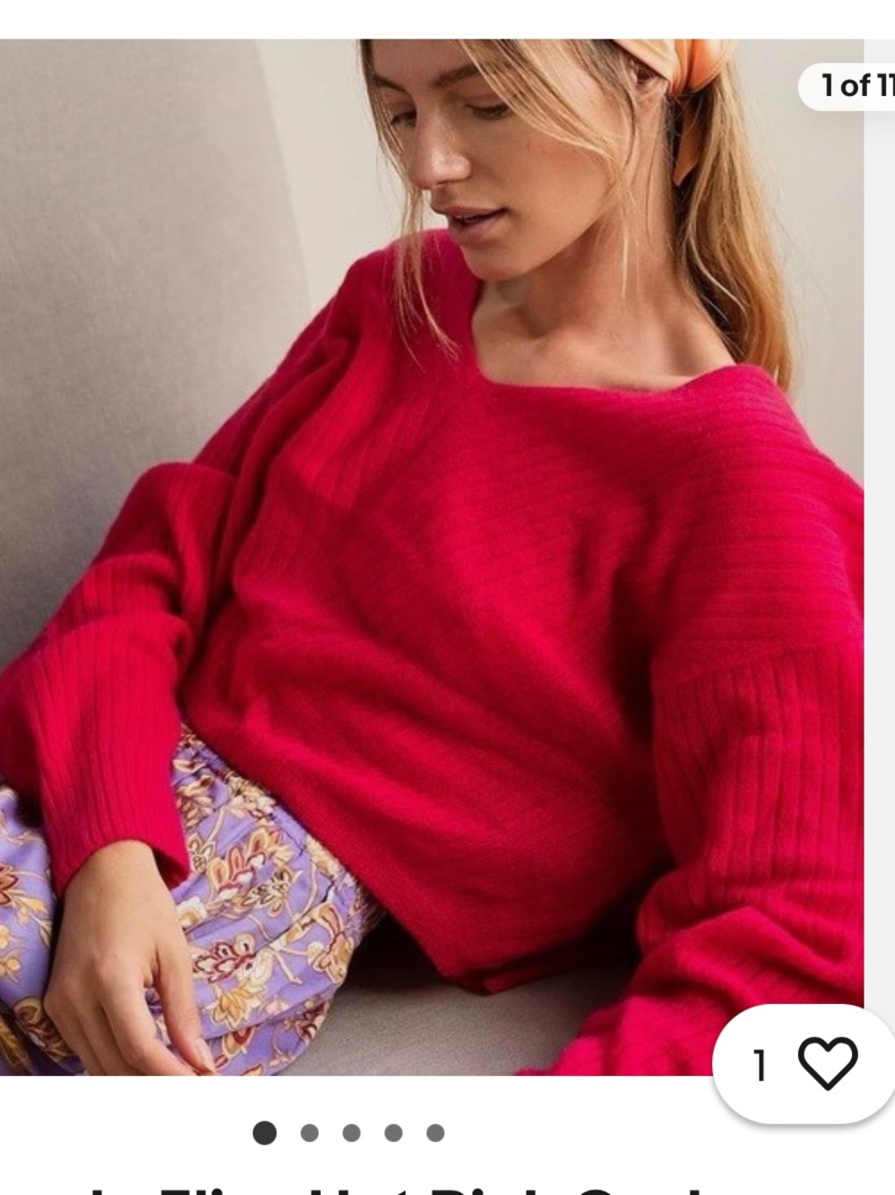 Free People Elias Cashmere V Sweater